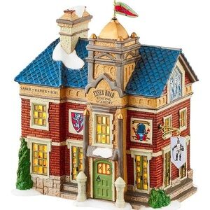 Department 56 Essex Road Fencing Academy Model Dickens Village Series